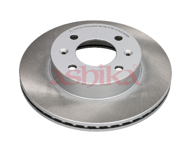 ASHIKA Bremseskive 600h016c foraksel ventileret 241mm 19mm for HYUNDAI