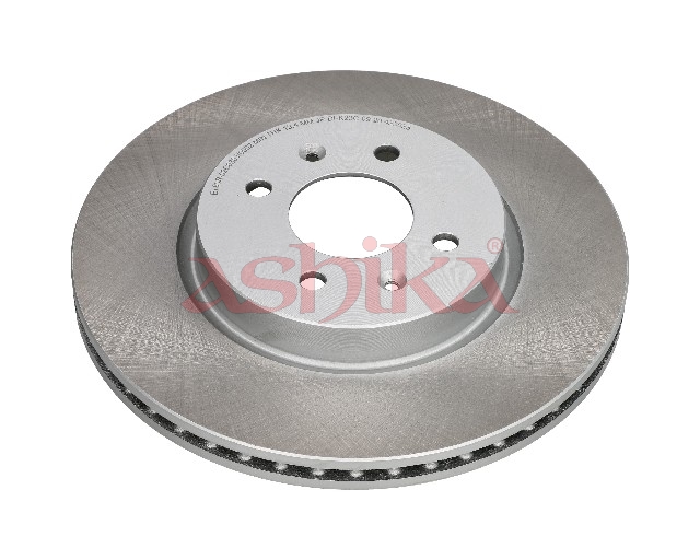 ASHIKA Bremseskive 600kk23c foraksel ventileret 280mm 22mm for KIA