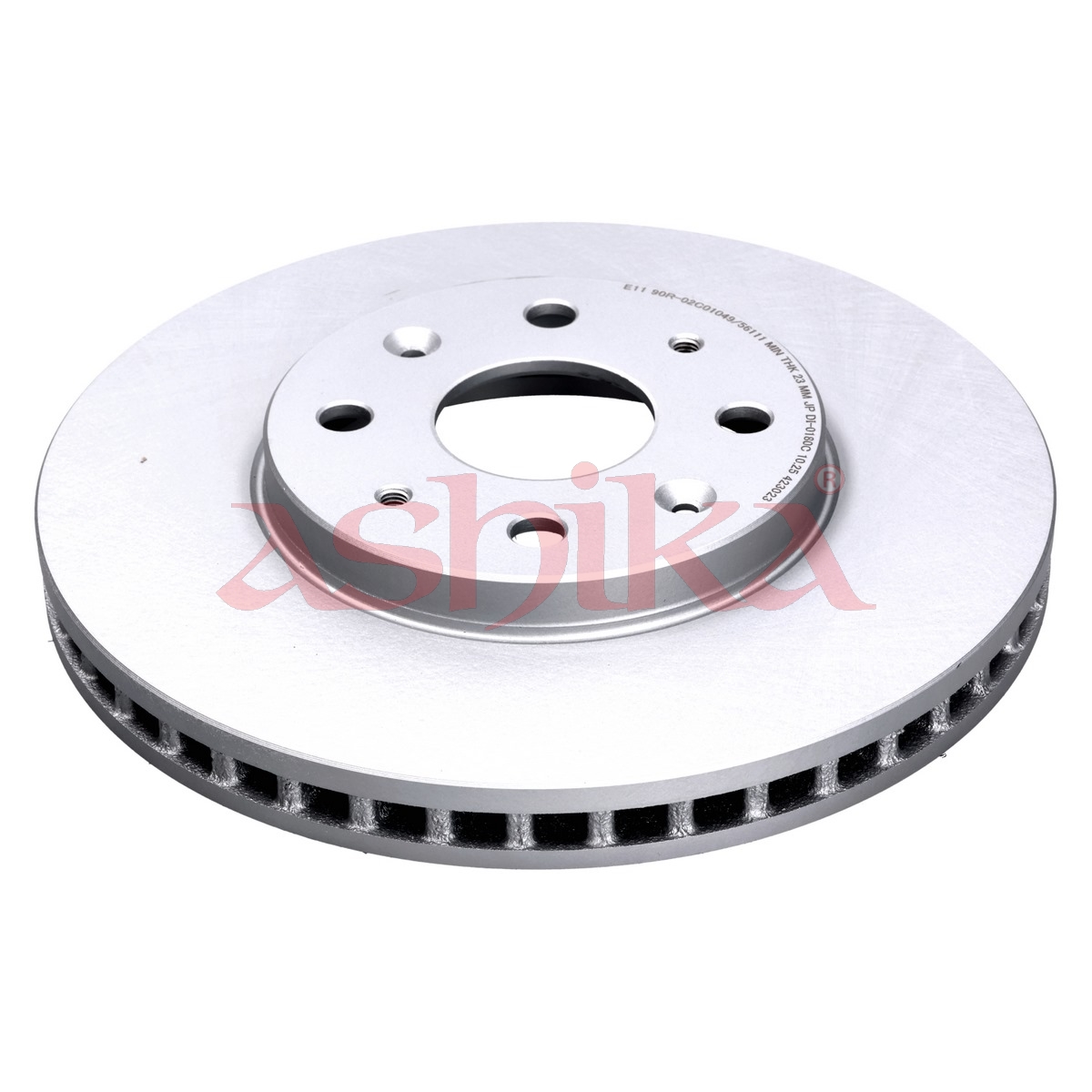 ASHIKA Bremseskive 60000180c foraksel ventileret 255mm 25mm for BYD