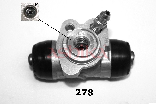 ASHIKA Hjulbremsecylinder 6702278 bagaksel for DAIHATSU TOYOTA
