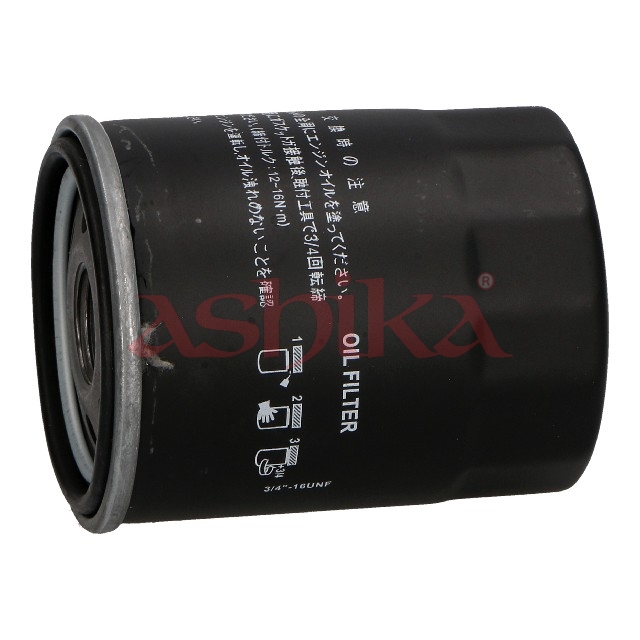 ASHIKA Oliefilter 1002214 Påskruet 90mm for CHERY TOYOTA