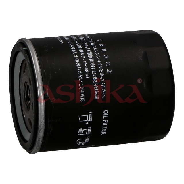 ASHIKA Oliefilter 1003322 Påskruet 89mm for MAZDA
