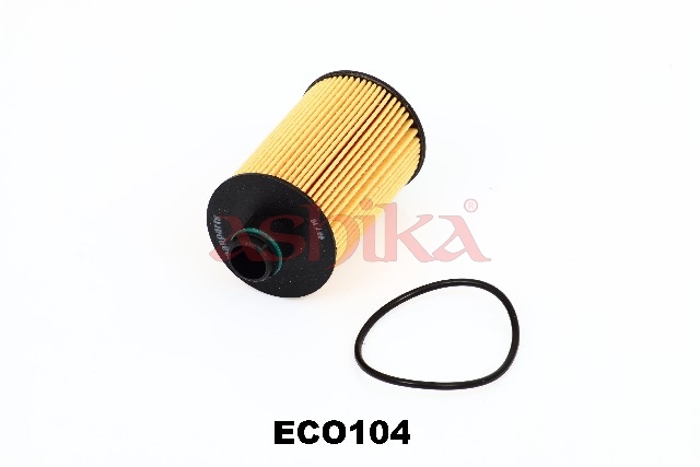 ASHIKA Oliefilter 10eco104 Filterindsats length_mm_203|Længde [mm]|126 outer_diameter_mm_497|Yderdiameter [mm]|66 fitted_diameter_mm_957|Monteringsdia