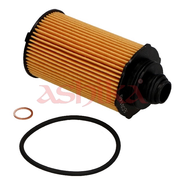 ASHIKA Oliefilter 10eco140 Filterindsats length_mm_203|Længde [mm]|124 outer_diameter_mm_497|Yderdiameter [mm]|62 inner_diameter_mm_496|Indvendig diam