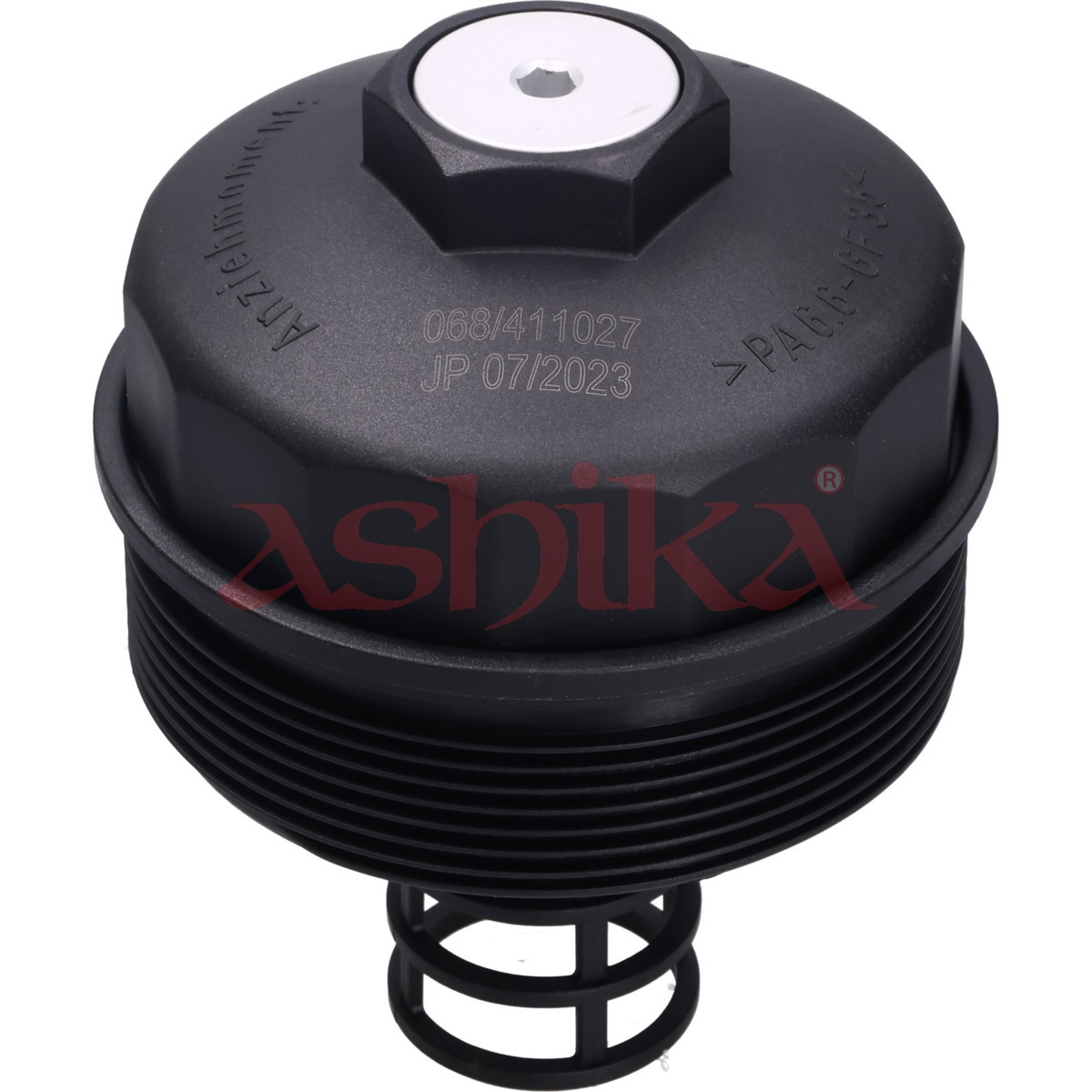 ASHIKA Dæksel, oliefilterhus 16000068 for VW PORSCHE