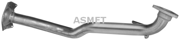ASMET Udstødningsrør 04105 foran for VW