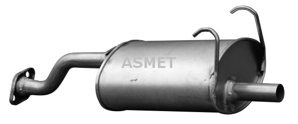 ASMET Bagerste lyddæmper 13017 for HONDA