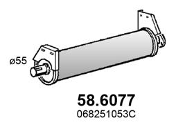 ASSO Midterste lyddæmper 586077 for VW