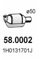 ASSO Katalysator 580002 foran for SEAT VW