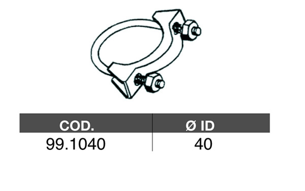 ASSO Rørforbinder, udstødningssystem 991040 for ROVER/AUSTIN VOLVO