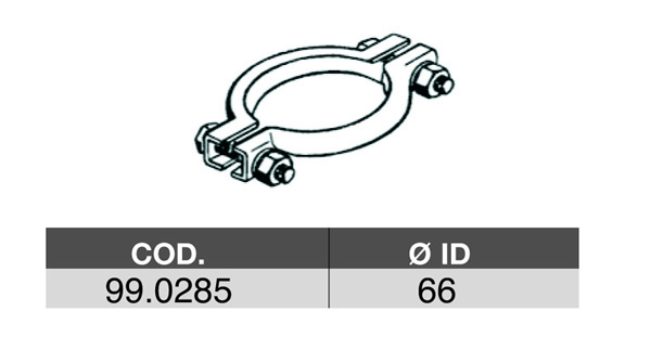 ASSO Rørforbinder, udstødningssystem 990285 for CITROËN PEUGEOT TALBOT HYUNDAI RENAULT KIA