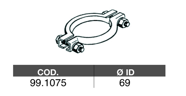 ASSO Rørforbinder, udstødningssystem 991075 for MINI CITROËN PEUGEOT OPEL FIAT TALBOT RENAULT
