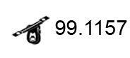 ASSO Holder, udstødningssystem 991157 for VW