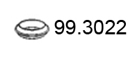 ASSO Tætningsring, udstødningsrør 993022 for VW