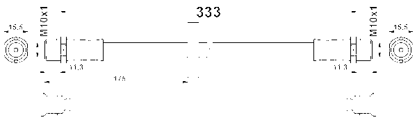 ATE Bremseslange 24523703333 for VAG