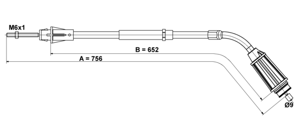 ATE Håndbremsekabel 24372713162 for VOLVO