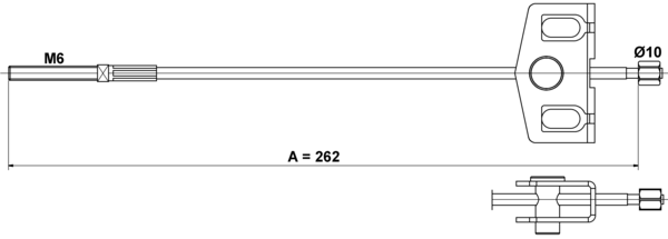 ATE Håndbremsekabel 24372717322 for RENAULT
