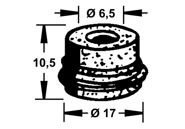 ATE Påfyldningsdæksel, bremsevæskebeholder 03330411001 for VAUXHALL FIAT TALBOT VAG BMW MERCEDES-BENZ STEYR