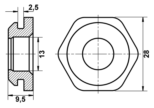 ATE 03771872021 28mm for BMW MERCEDES-BENZ