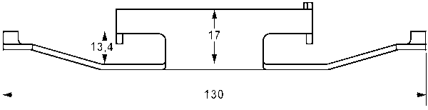 ATE Fjeder, bremsekaliper 11811600661 for BMW