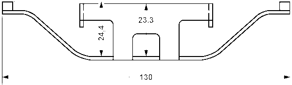 ATE Fjeder, bremsekaliper 11811600941 for BMW