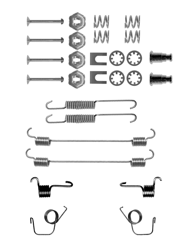 ATE Tilbehørssæt, bremsebakker 03013790552 for PEUGEOT CITROËN RENAULT