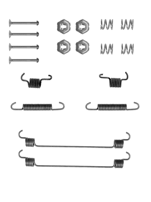 ATE Tilbehørssæt, bremsebakker 03013791252 for FIAT CITROËN RENAULT