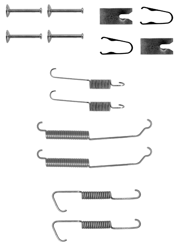 ATE Tilbehørssæt, bremsebakker 03013792322 for MERCEDES-BENZ