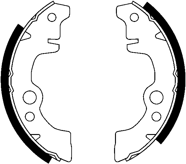 ATE Bremsebakkesæt 03.0137-0082.2 for RENAULT