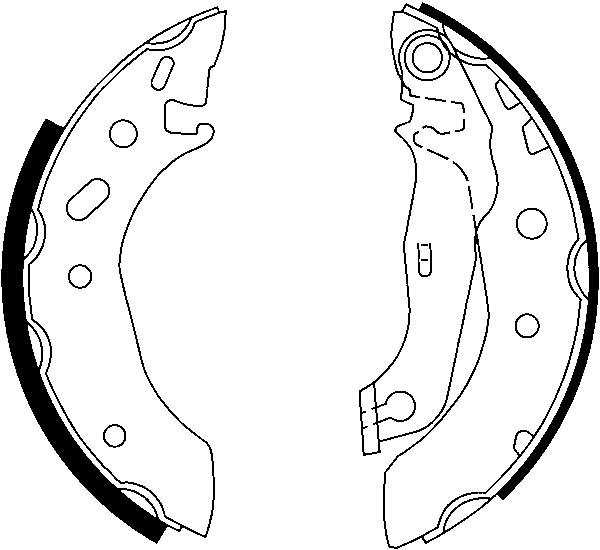 ATE Bremsebakkesæt 03013703372 for FORD MAZDA