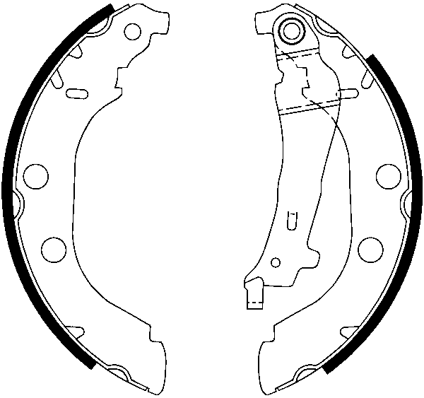 ATE Bremsebakkesæt 03.0137-0340.2 for PEUGEOT