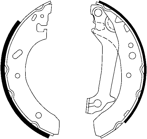 ATE Bremsebakkesæt 03.0137-0346.2 for FORD
