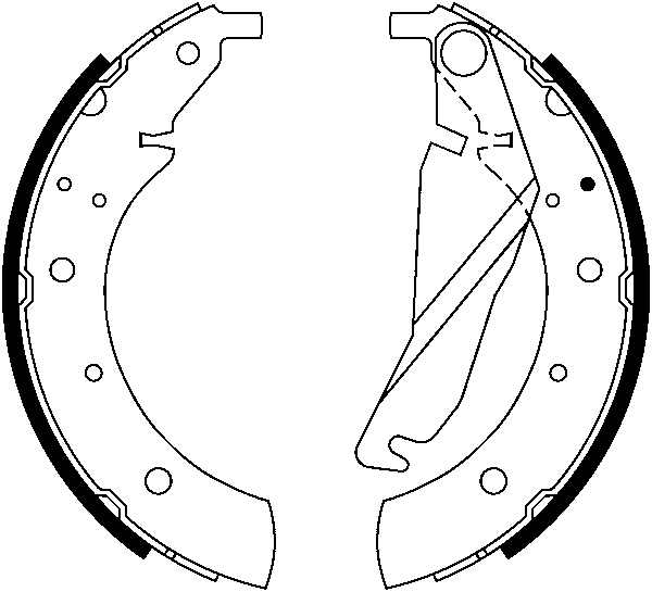 ATE Bremsebakkesæt 03.0137-0152.2 for BMW