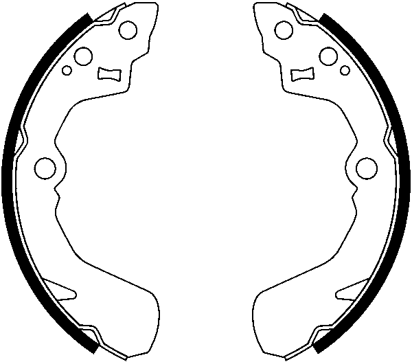 ATE Bremsebakkesæt 03013703152 for DAIHATSU SUZUKI