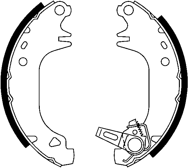 ATE Bremsebakkesæt 03013701962 for PEUGEOT CITROËN