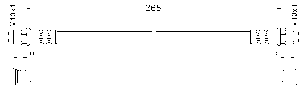 ATE Bremseslange 24522902653 for CITROËN RENAULT