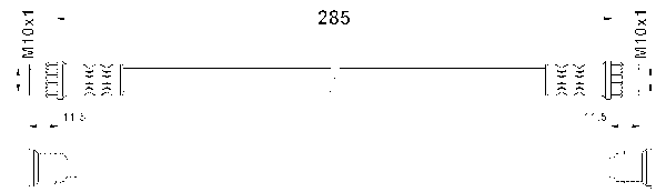 ATE Bremseslange 24522902853 for DACIA RENAULT