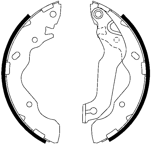 ATE Bremsebakkesæt 03013704372 for HYUNDAI
