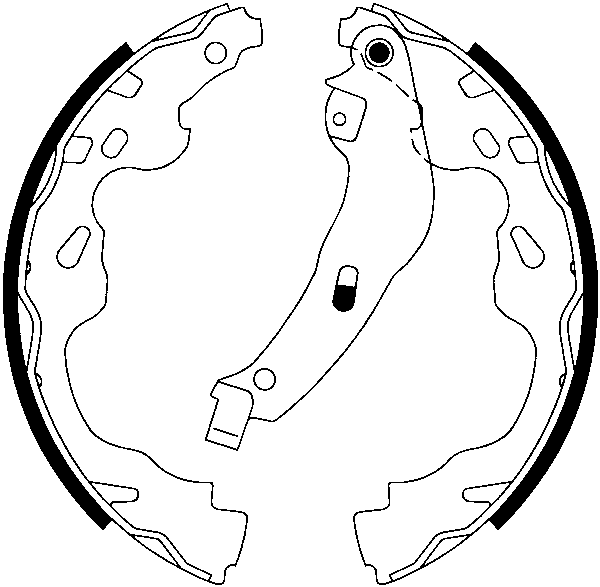 ATE Bremsebakkesæt 03013704662 for VAUXHALL PEUGEOT SUZUKI TOYOTA