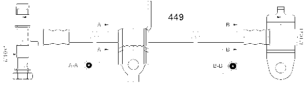 ATE Bremseslange 24529904493 for FORD