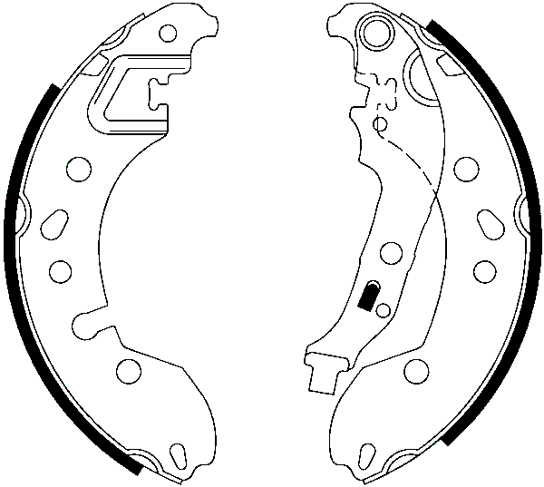ATE Bremsebakkesæt 03013705222 for RENAULT SMART