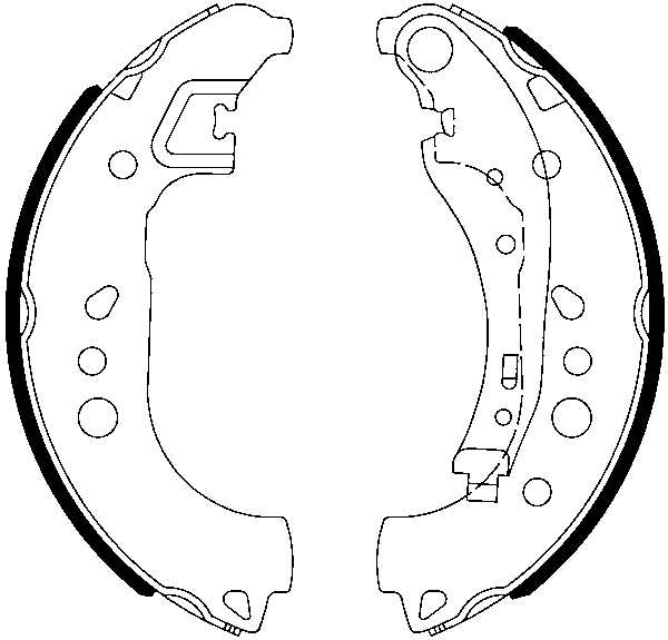 ATE Bremsebakkesæt 03013705312 for RENAULT SMART