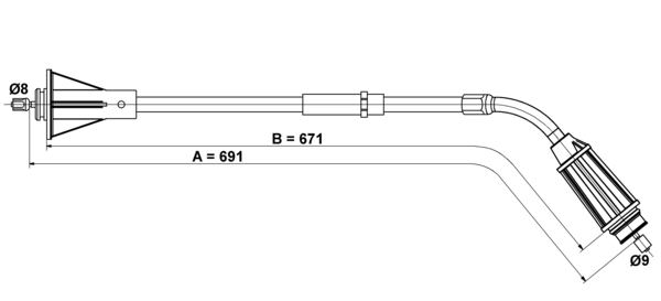 ATE Håndbremsekabel 24372713182 for VOLVO