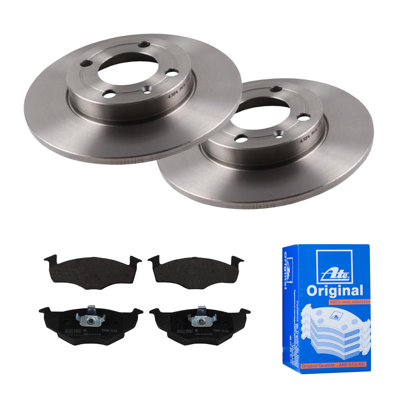 ATE 142022046 foraksel fuld 239mm 9mm for VAG