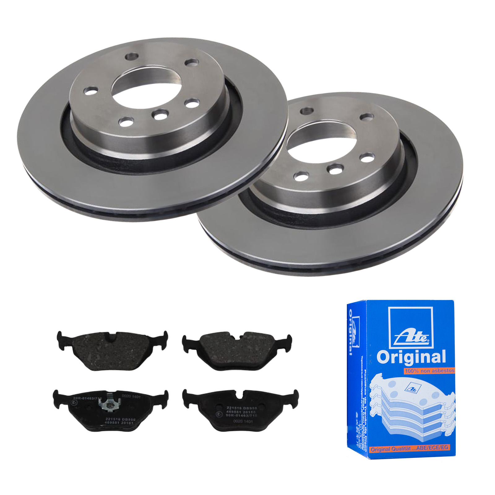 ATE Bremsesæt, skivebremser 142022042 bagaksel ventileret 294mm 18mm for SAAB BMW ROVER