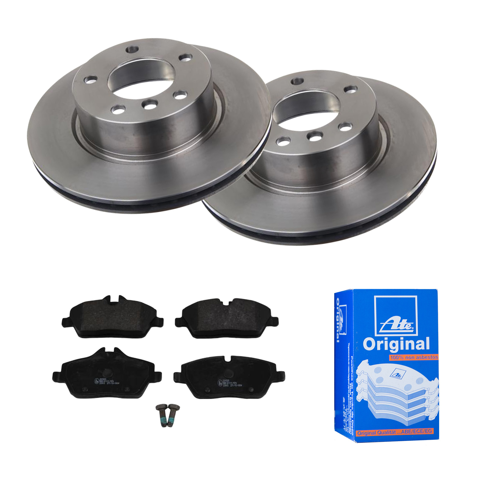 ATE Bremsesæt, skivebremser 142022198 foraksel ventileret 292mm 22mm for BMW MINI