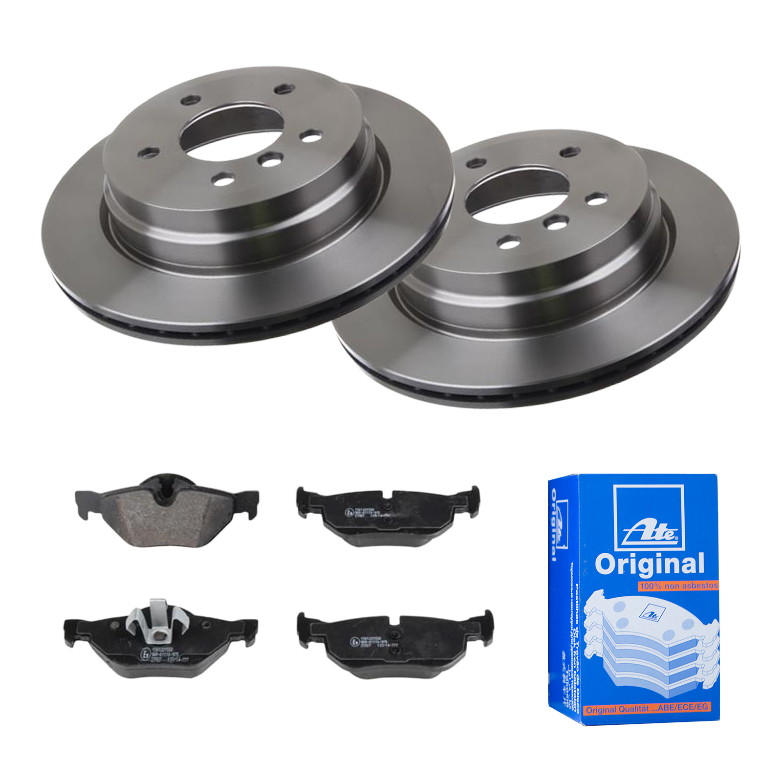 ATE Bremsesæt, skivebremser 142022256 bagaksel ventileret 300mm 20mm for BMW