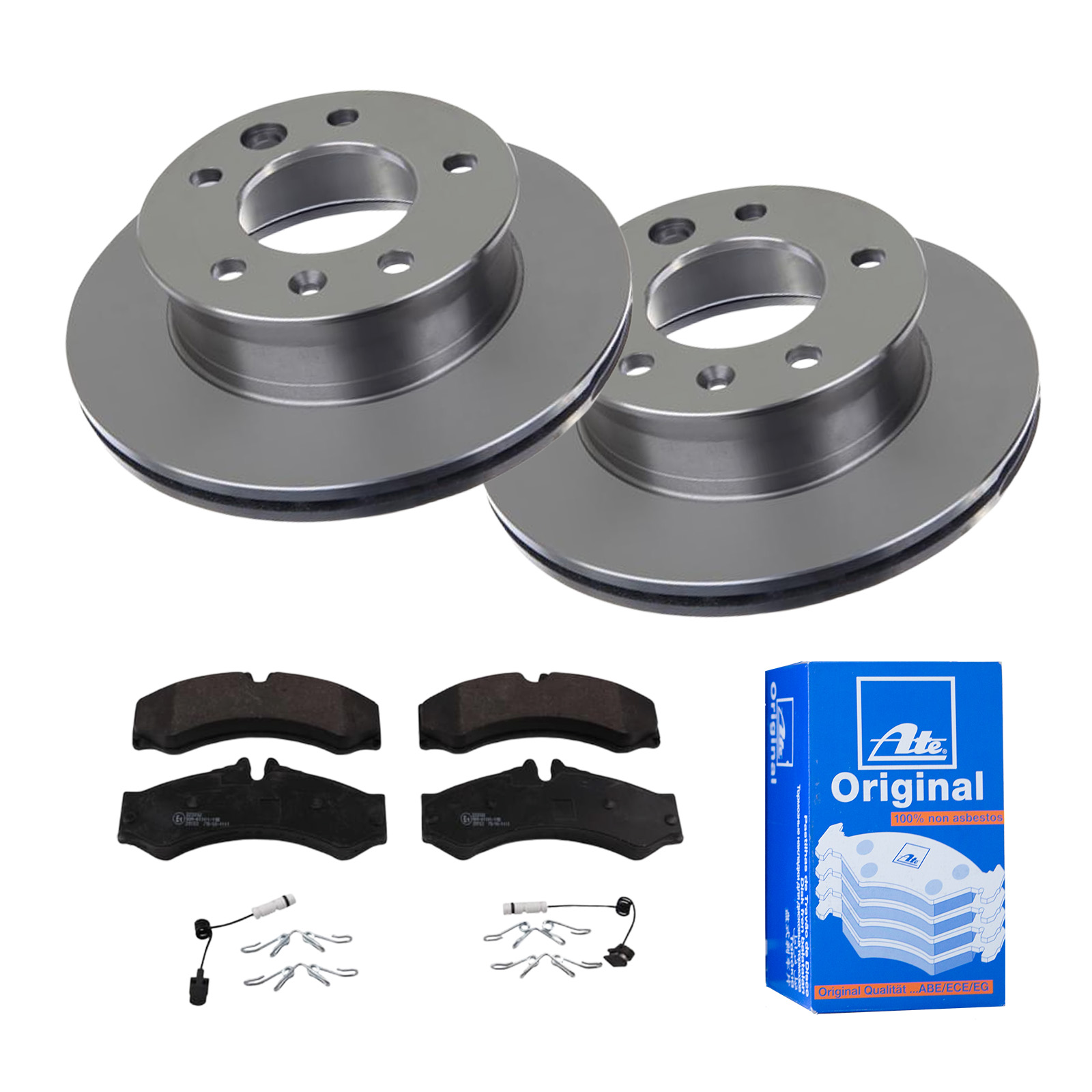 ATE Bremsesæt, skivebremser 142022274 foraksel ventileret 276mm 22mm for MERCEDES-BENZ VAG CHRYSLER