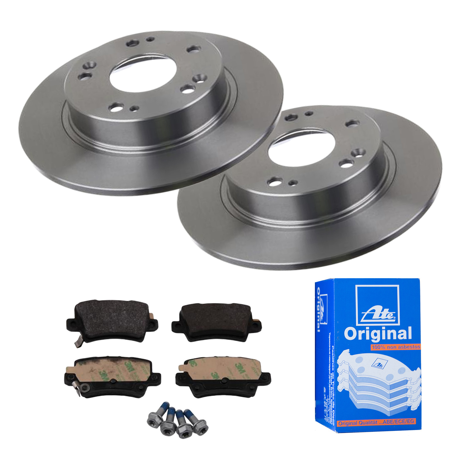 ATE Bremsesæt, skivebremser 142022302 bagaksel fuld 260mm 9mm for HONDA
