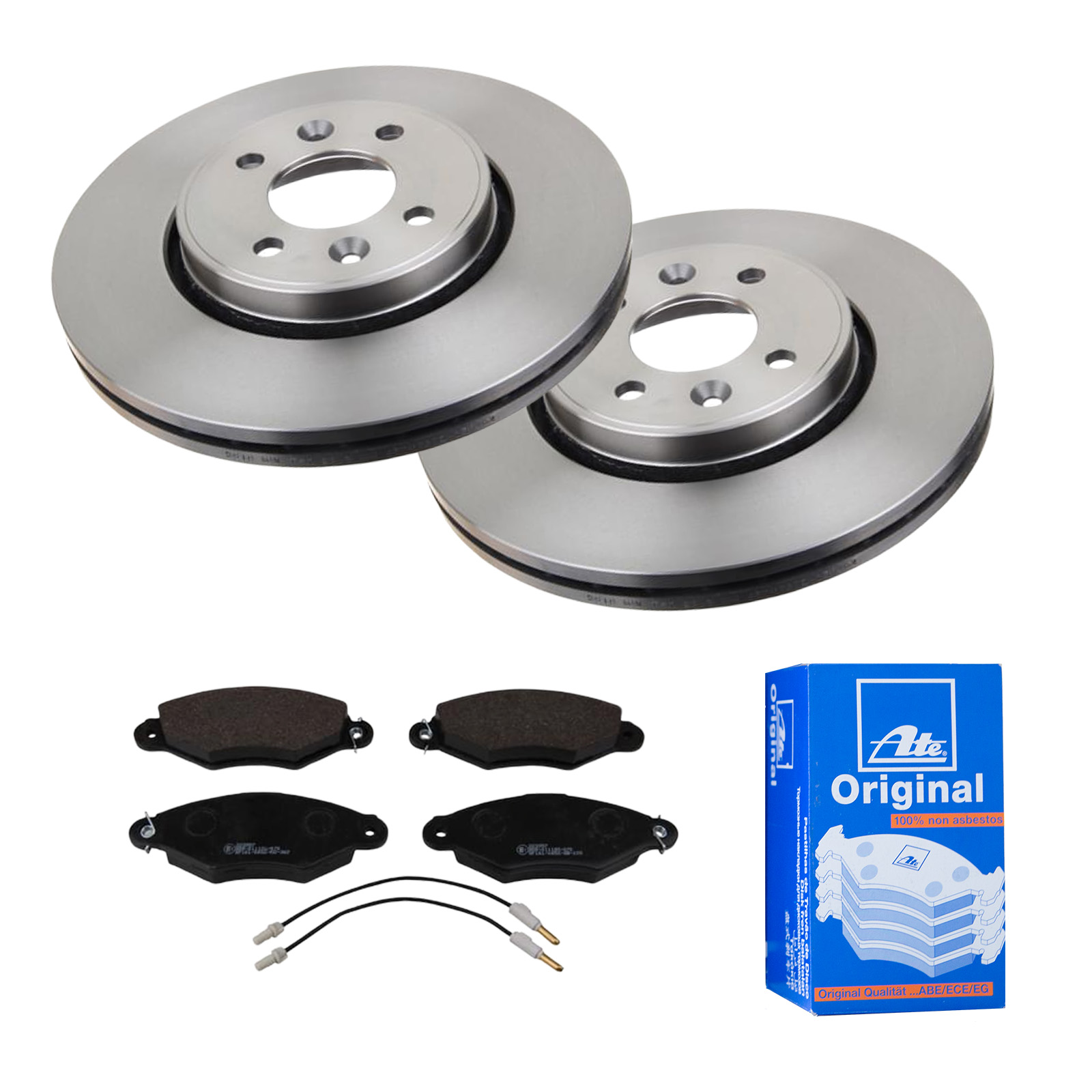 ATE 142021816 foraksel ventileret 280mm 24mm for CITROËN NISSAN RENAULT